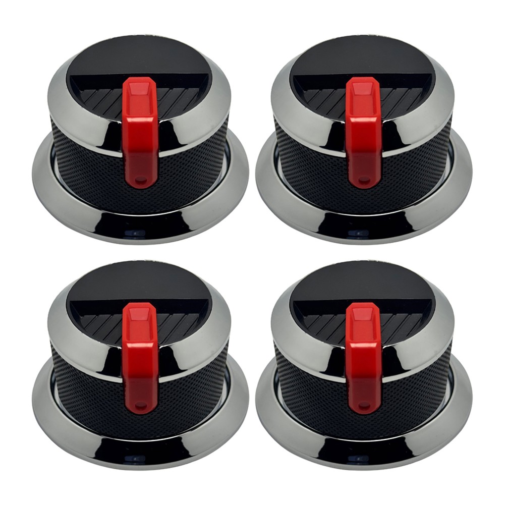 Lot de 4 boutons 2024 fiables pour poêles et grilles diamètre 58mm cuisine essentie