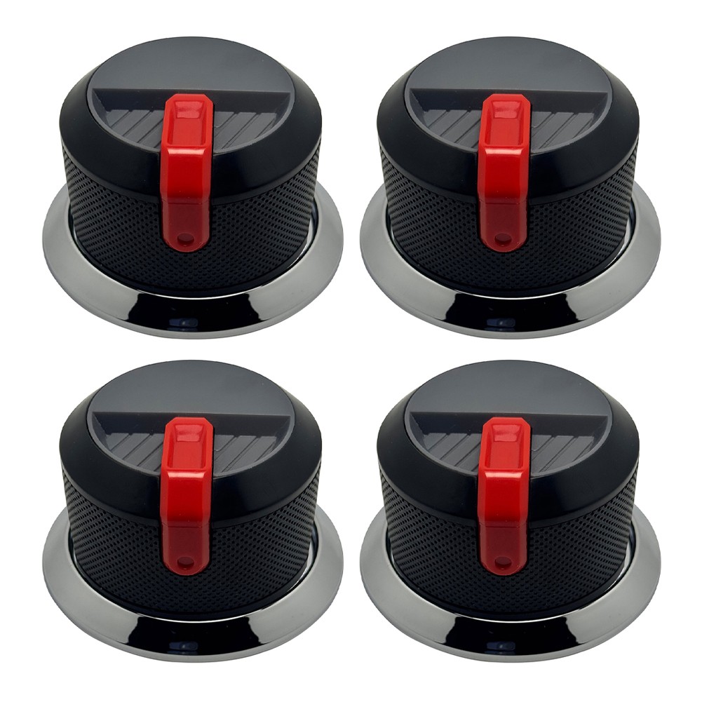 Lot de 4 boutons fiables achats pour poêles et grilles diamètre 58mm cuisine essentie