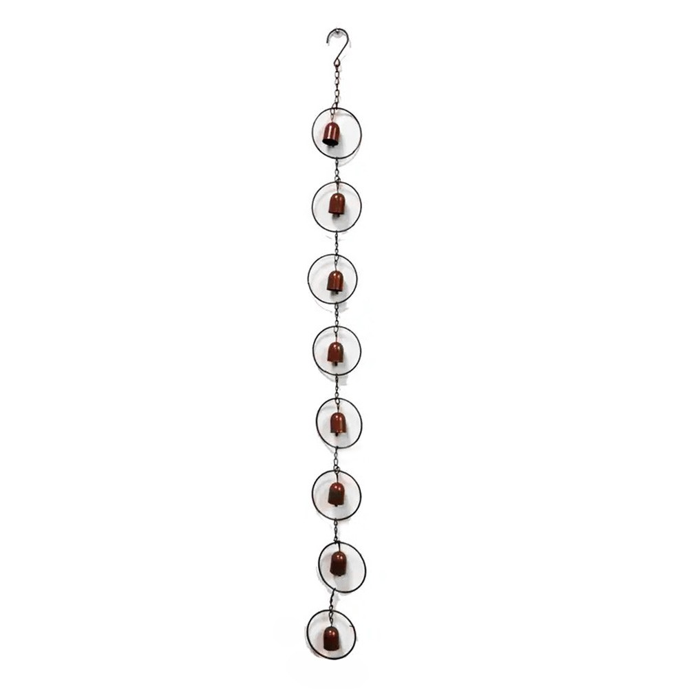 Wind Chime with Metal Butterflies for Tranquil Outdoor Decor 16x14x5cm - Picture 23 of 24