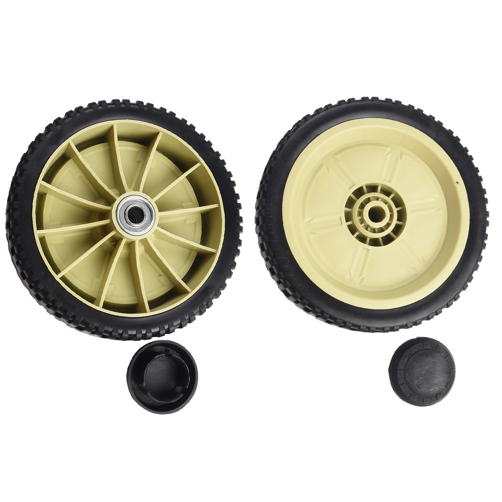 Räder-Set Für Rasenmäher HRJ216/215/196 – Hinterrad 20,5 Cm, Vorderrad 19,5 Cm