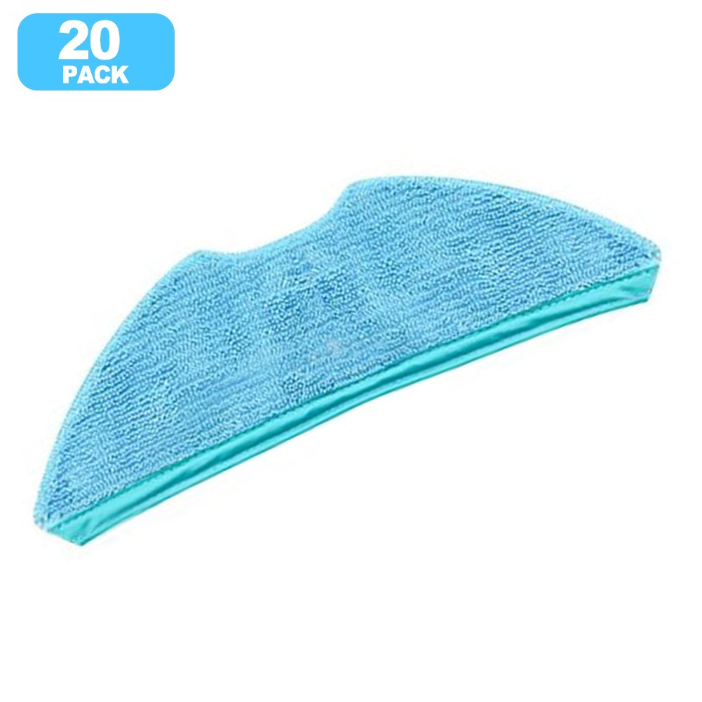 Tissu de vadrouille microfibre 20 pièces pour MEDION boutiques pour aspirateur robot X50 SW MD 2004