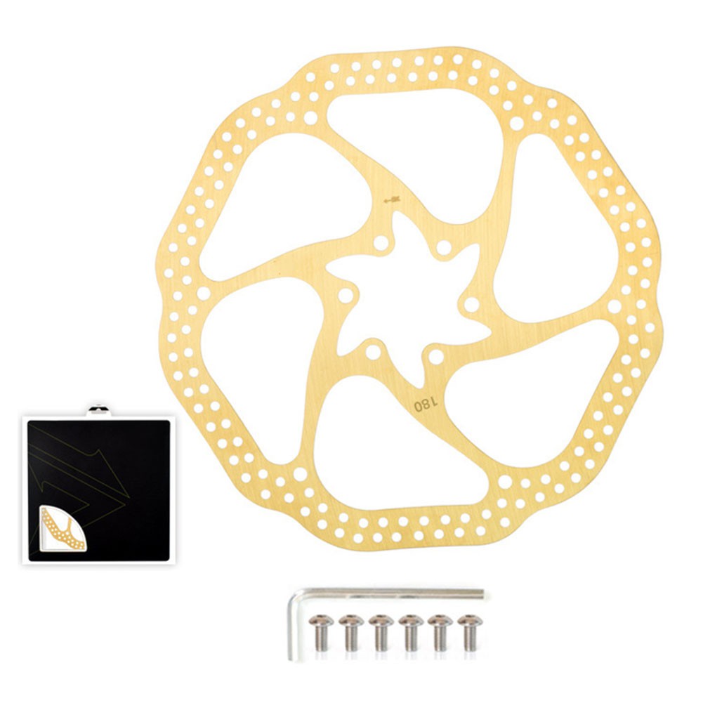 Disque De Frein VTT 160 Mm – Lot De 2 En Acier Inoxydable – Conception Perforée, Fixe 44 Mm – Pour VTT, Route Et Usage Quotidien
