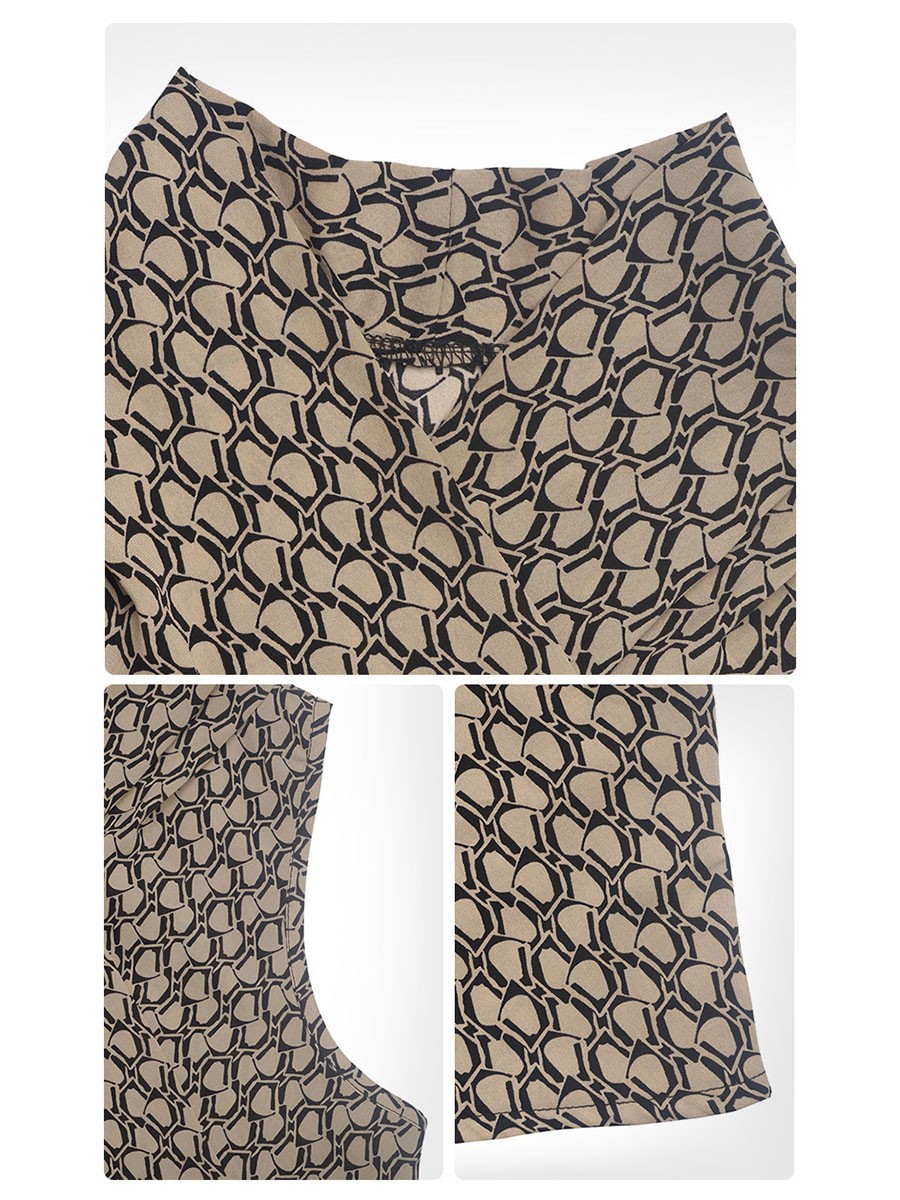 Geometric Printed Vest Breathable Polyester Fabric Lightweight And Casual - Picture 15 of 60