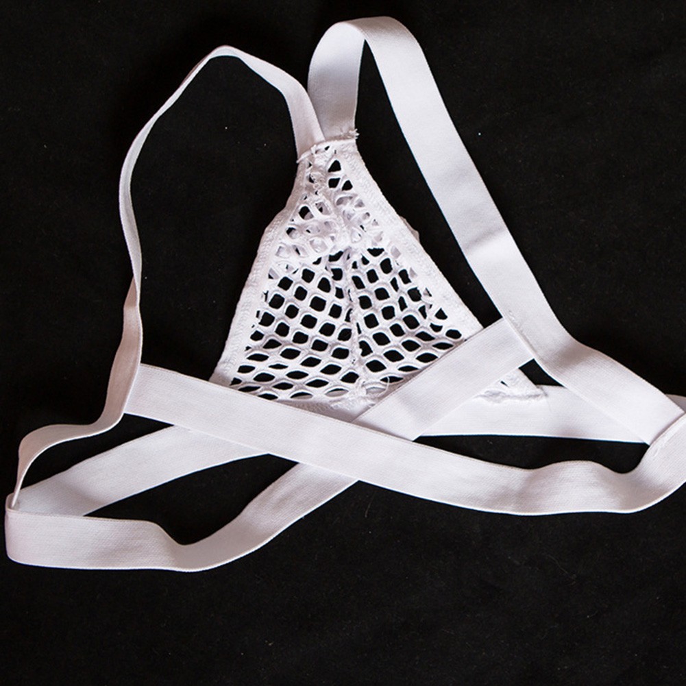 Transparente Mesh Herren Unterwäsche mit niedriger Taille und mode einzigartigem off