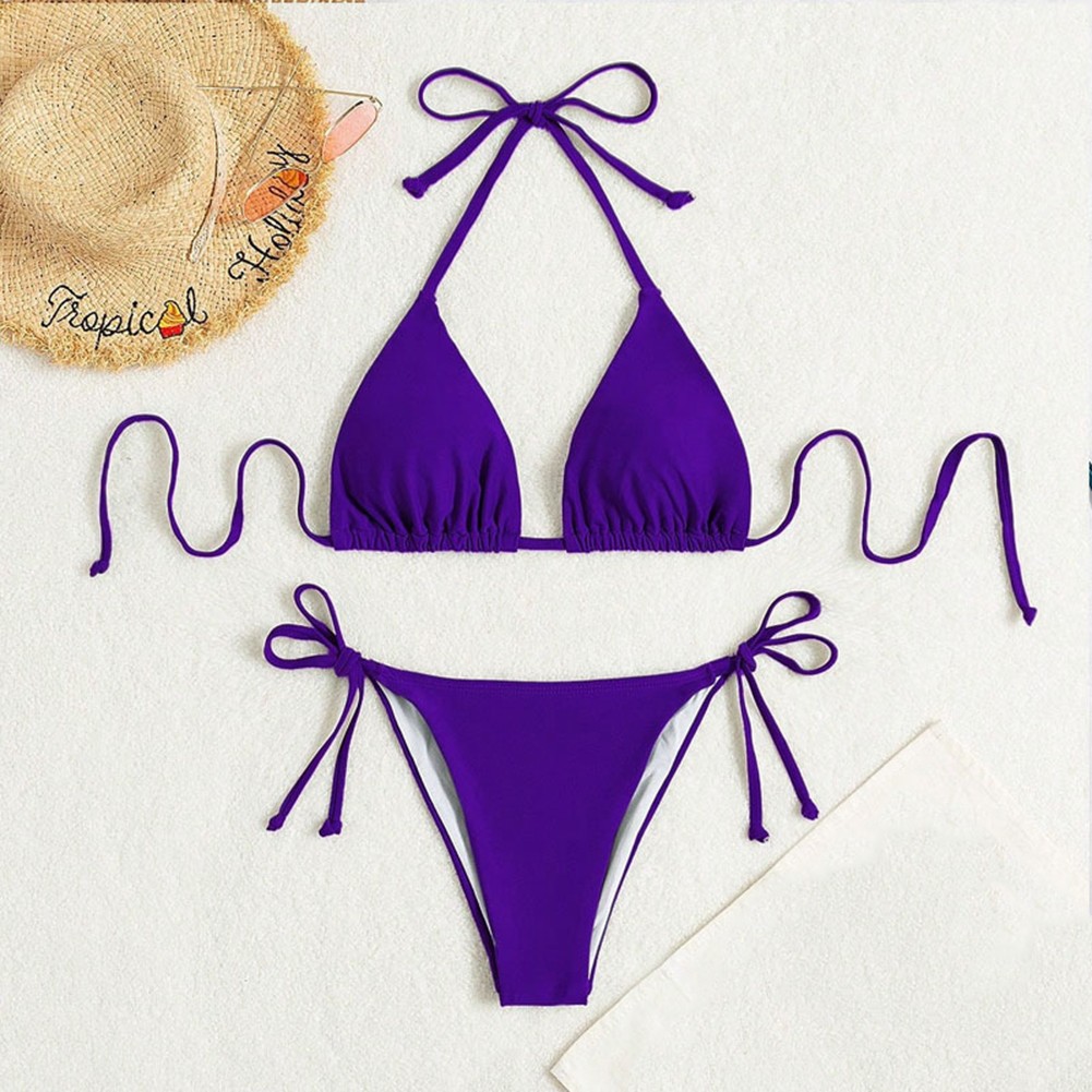 Womens Swimsuit Set Beach Vacation Beach Party Attire Polyester Fabric - Picture 13 of 16