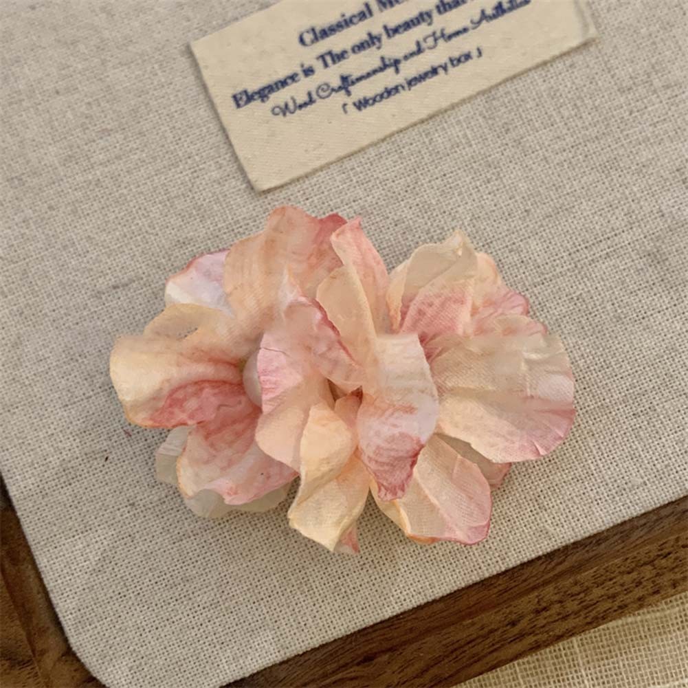 Delicate Flower Peony Hair Clip Eye Catching Accessory for Any Hairstyle