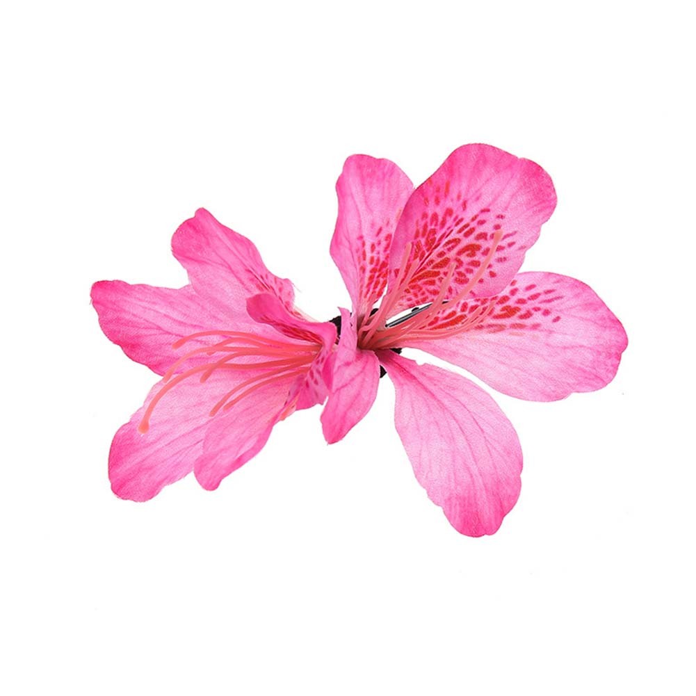 Trendy Rhododendron Flower Hair Clip Compact Hair Accessory for Unique Styles - Picture 17 of 17