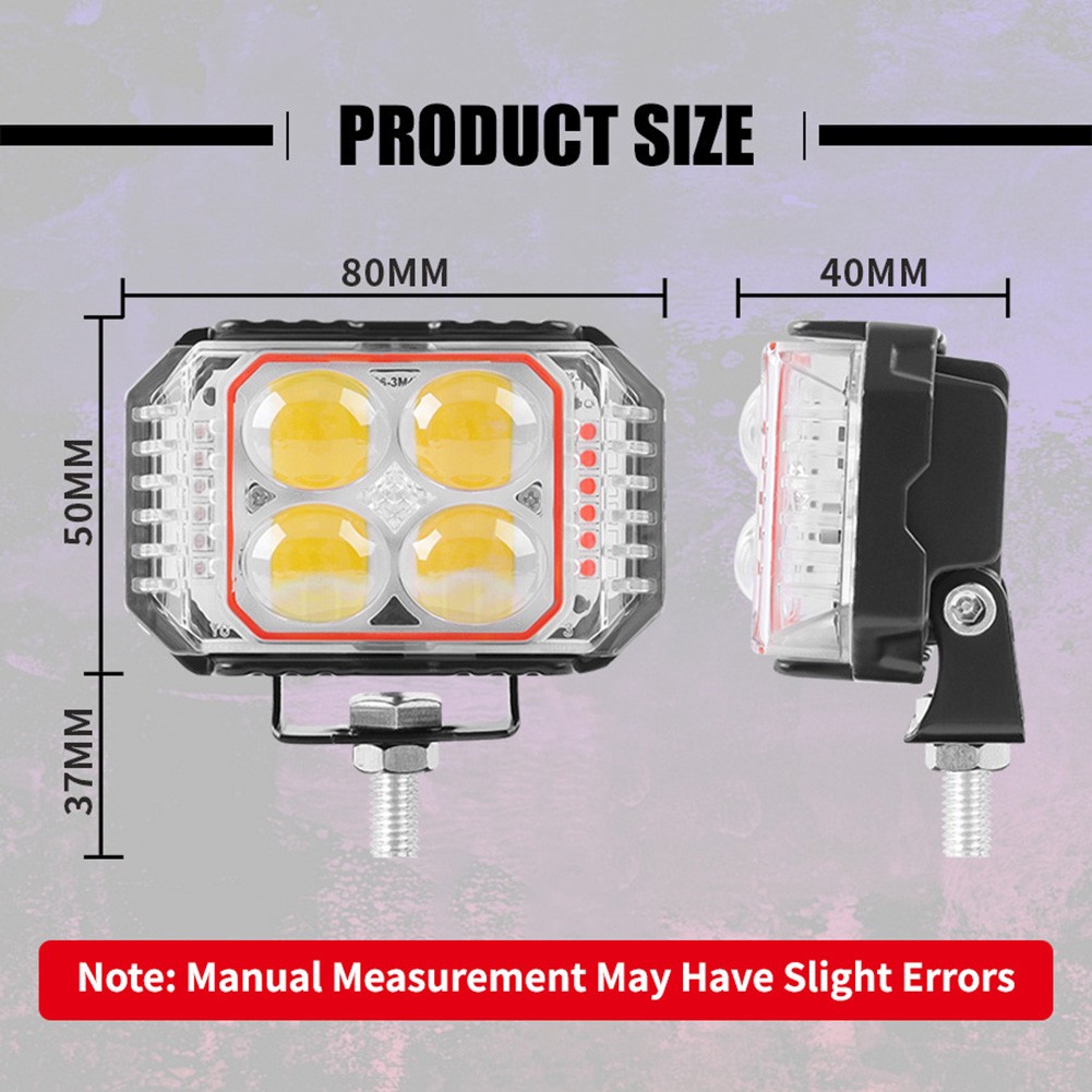 For OffRoad LED Lights for Motorcycle Visibility and Safety Improvement - Picture 7 of 8