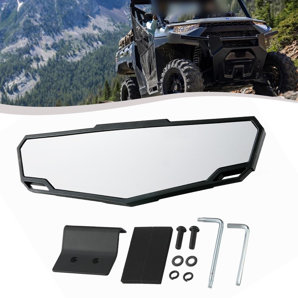 Central Rearview Mirror For Off-road Vehicles For XP 1000 Quick Installation - Picture 3 of 10