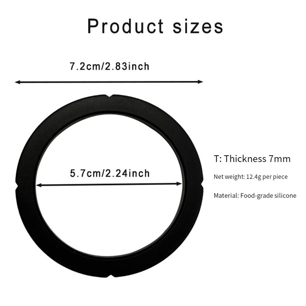 Silicone Sealing Ring High Compatibility O-ring Improved Brewing Quality