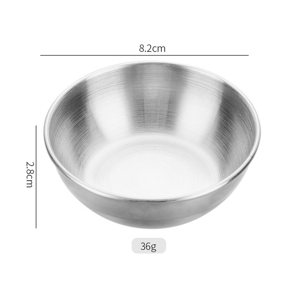 Compact Sauce Bowls Appetizer Plates achats Four Piece Set Splash-Free Design