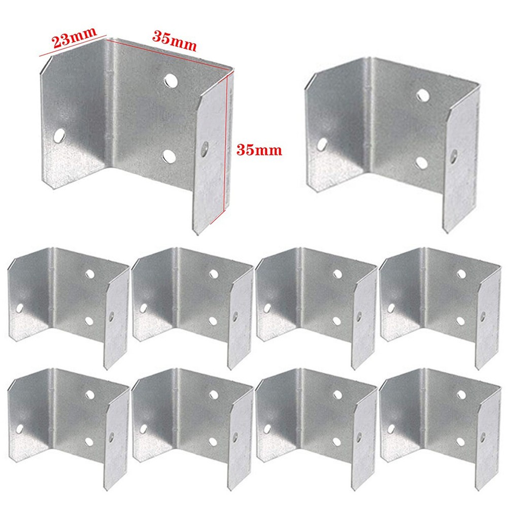 Galvanized Clips for Fence Panels 10 Pack Compatible with Timber Posts - Picture 43 of 51