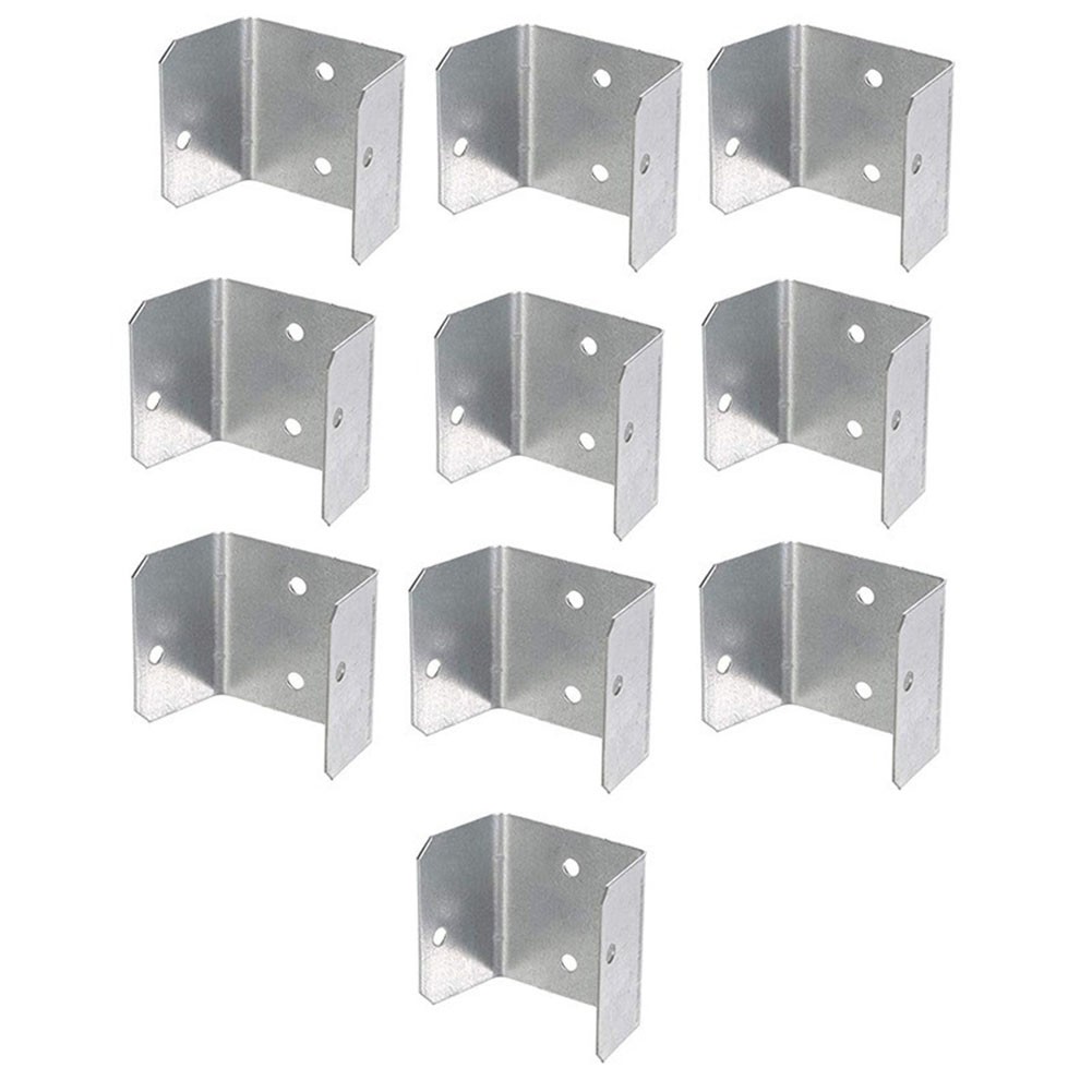 Galvanized Clips for Fence Panels 10 Pack Compatible with Timber Posts - Picture 36 of 51