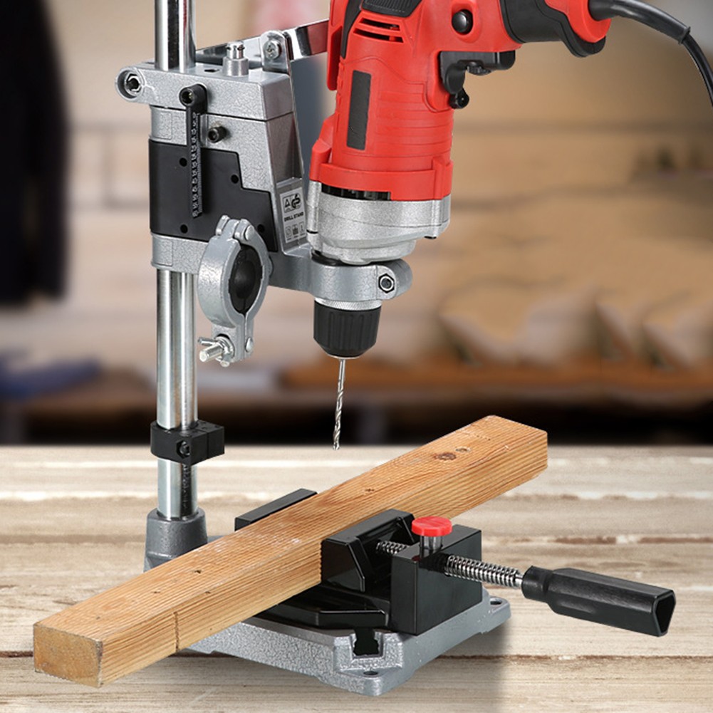 Adjustable Drill Stand for 3842mm Drills with Machine Vice Compatibility
