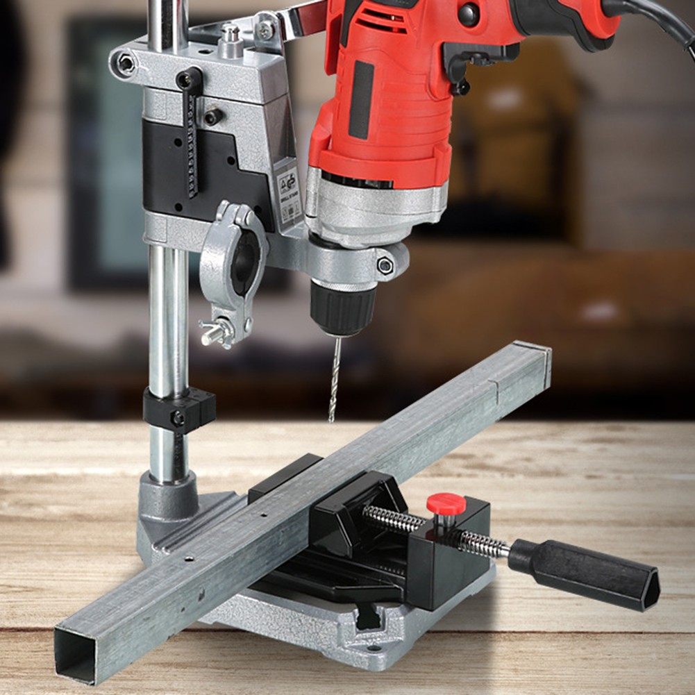 Adjustable Drill Stand for 3842mm Drills with Machine Vice Compatibility