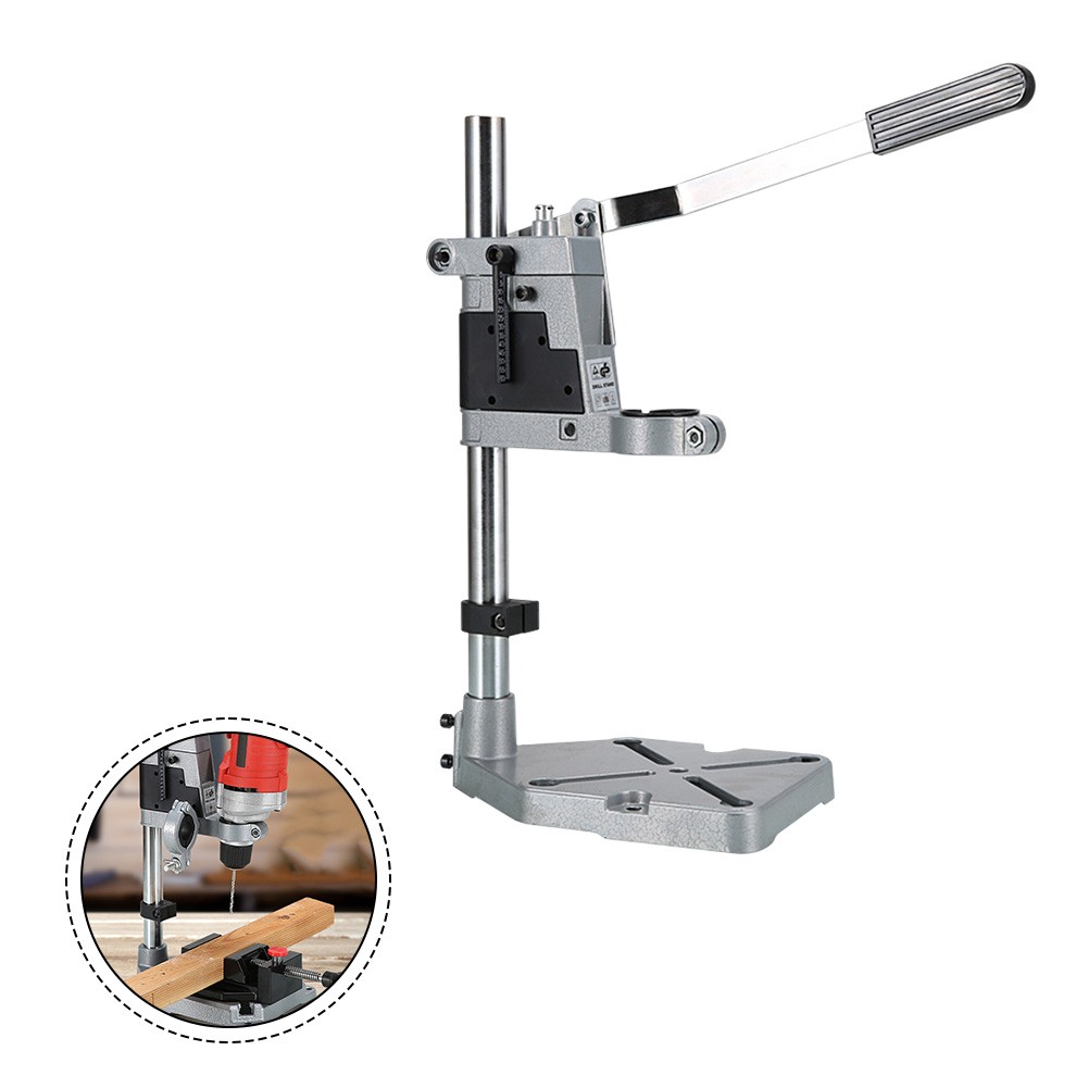 Adjustable Drill Stand for 3842mm Drills with Machine Vice Compatibility