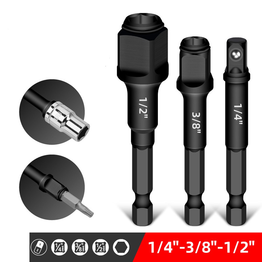 Adaptateur d'outil sans effort 1/4 3/8 1/2 pouce avec poign??e magn??tique pour - Picture 25 of 25