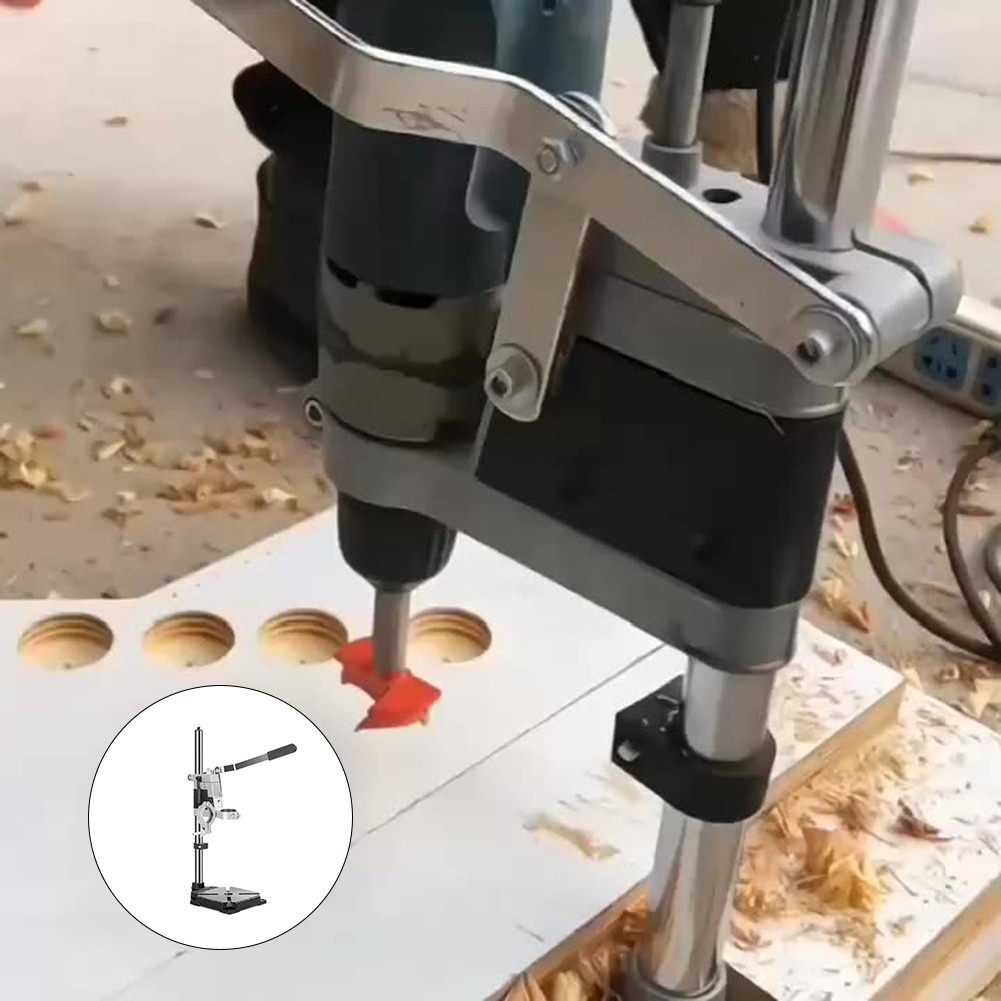 Soporte de taladro eléctrico resistente con base de hierro fundido para un rendimiento mejorado - Imagen 19 de 25