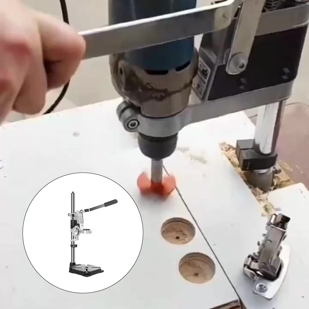 Soporte de taladro eléctrico resistente con base de hierro fundido para un rendimiento mejorado - Imagen 20 de 25