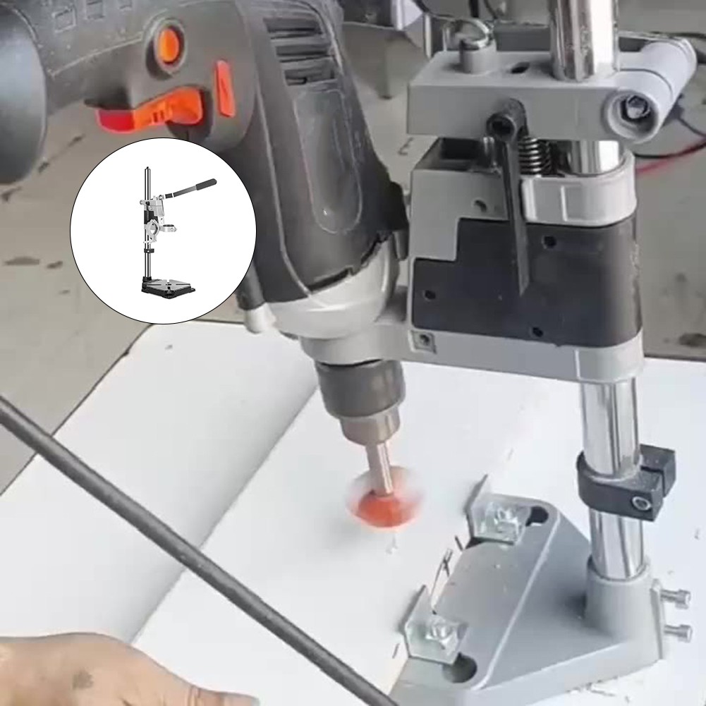 Soporte de taladro eléctrico resistente con base de hierro fundido para un rendimiento mejorado - Imagen 18 de 25