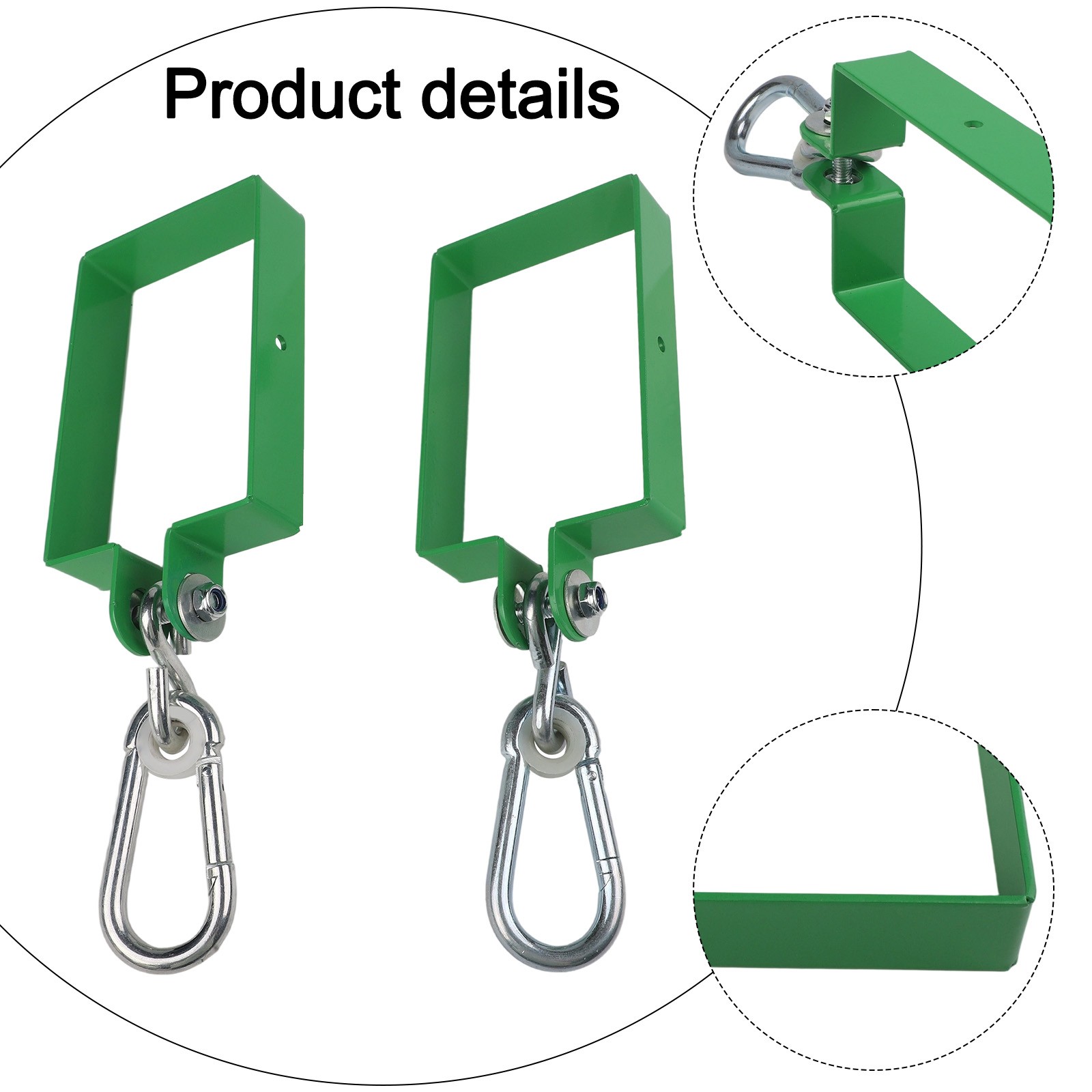 Heavy Metal Swing Set Accessories for Backyard Playtime Set of 2 or 4 Pieces - Picture 30 of 35