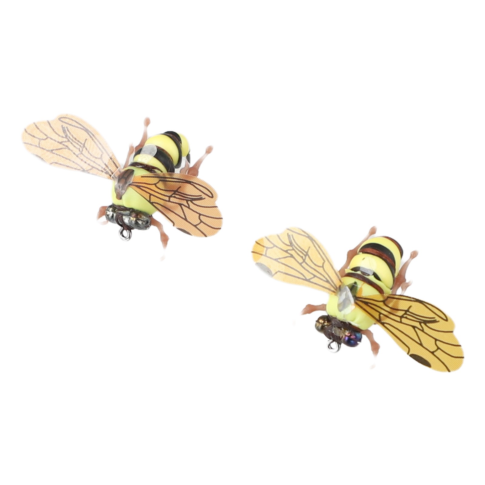 Juego de 2 señuelos de moscas de trucha para pesca cebos realistas de imitación de insectos - Imagen 24 de 43