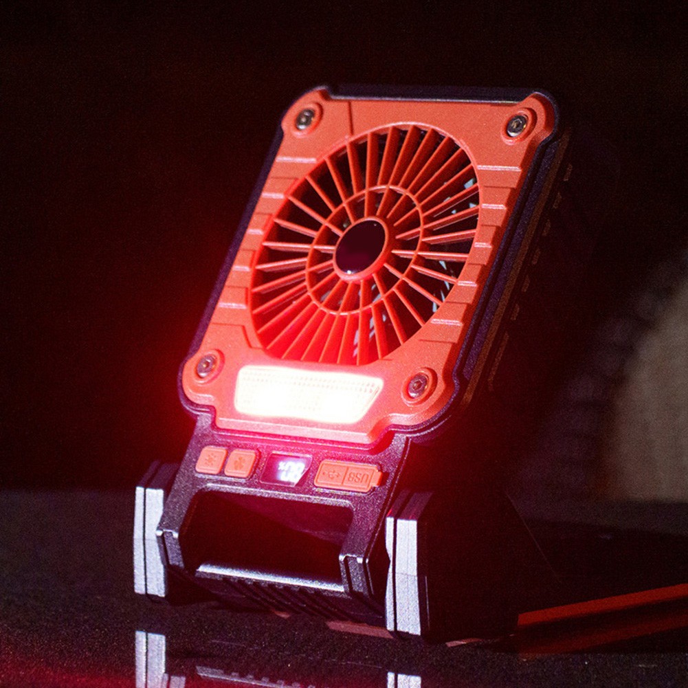 Portable LED Lantern and Solar Fan with Four Speed Settings achats for Camping Trips