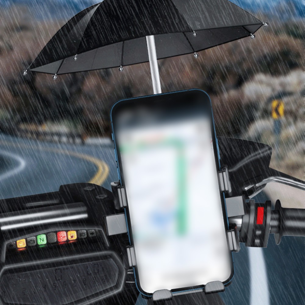 Pare-soleil support téléphone portable avec vision réglable pour vélos et mo - Photo 8 sur 14