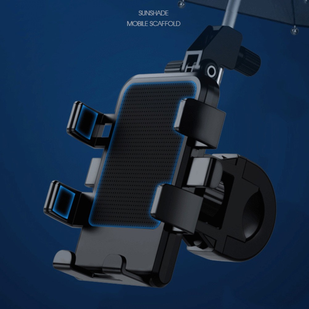 Pare-soleil support téléphone portable avec vision réglable pour vélos et mo - Photo 9 sur 14