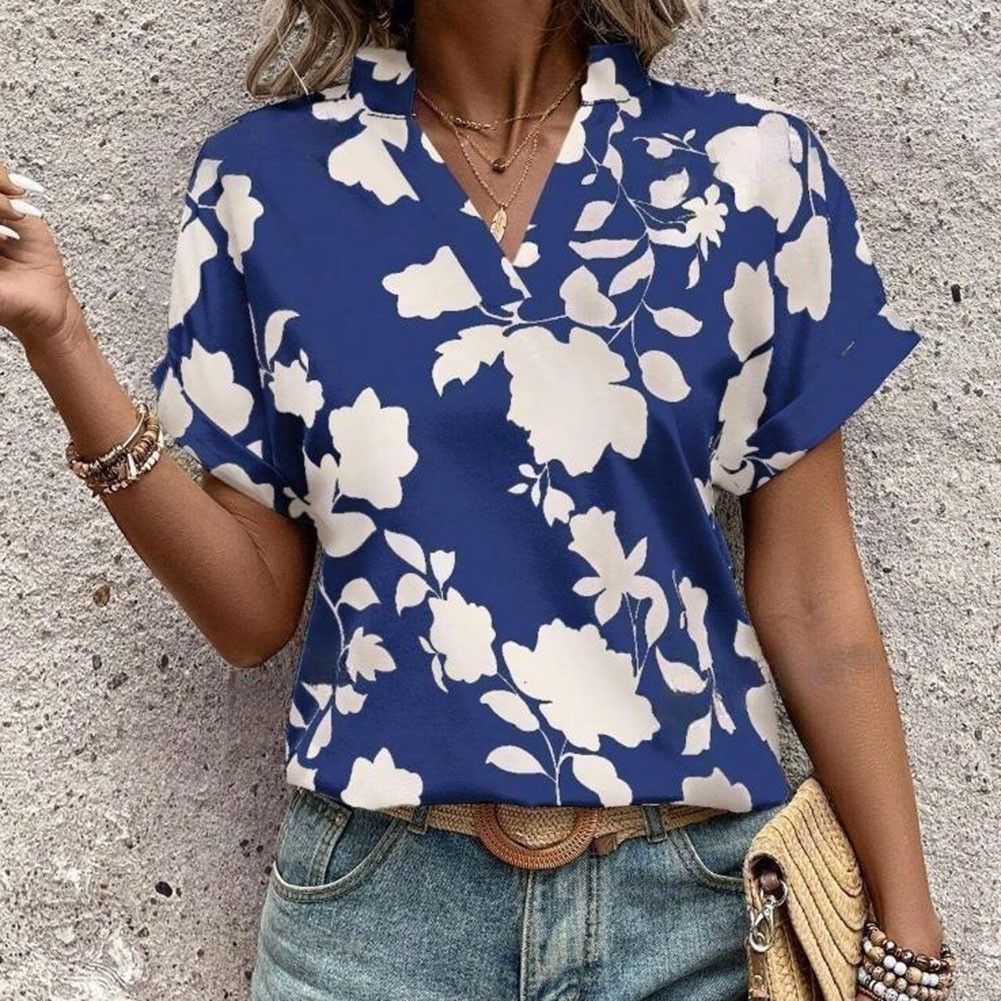 Fashionable floral T shirt for women suitable for shopping and outings - Picture 22 of 37