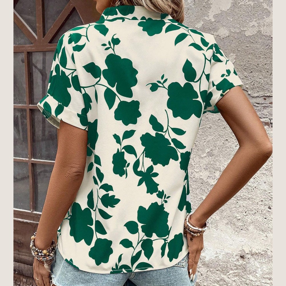 Floral bat sleeve T shirt for women perfect for casual outings and parties - Picture 19 of 72
