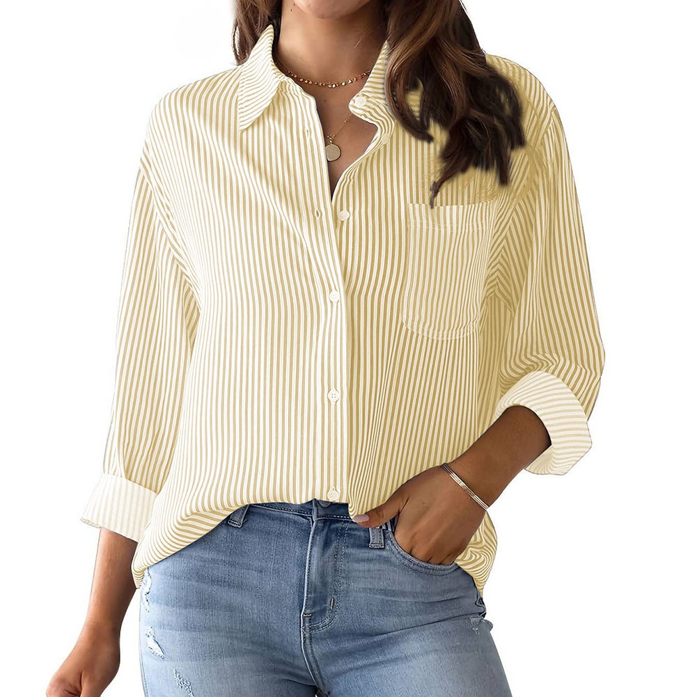 Women's Longsleeved Shirt with Breathable Fabric for Spring and Summer Fashion - Picture 13 of 62