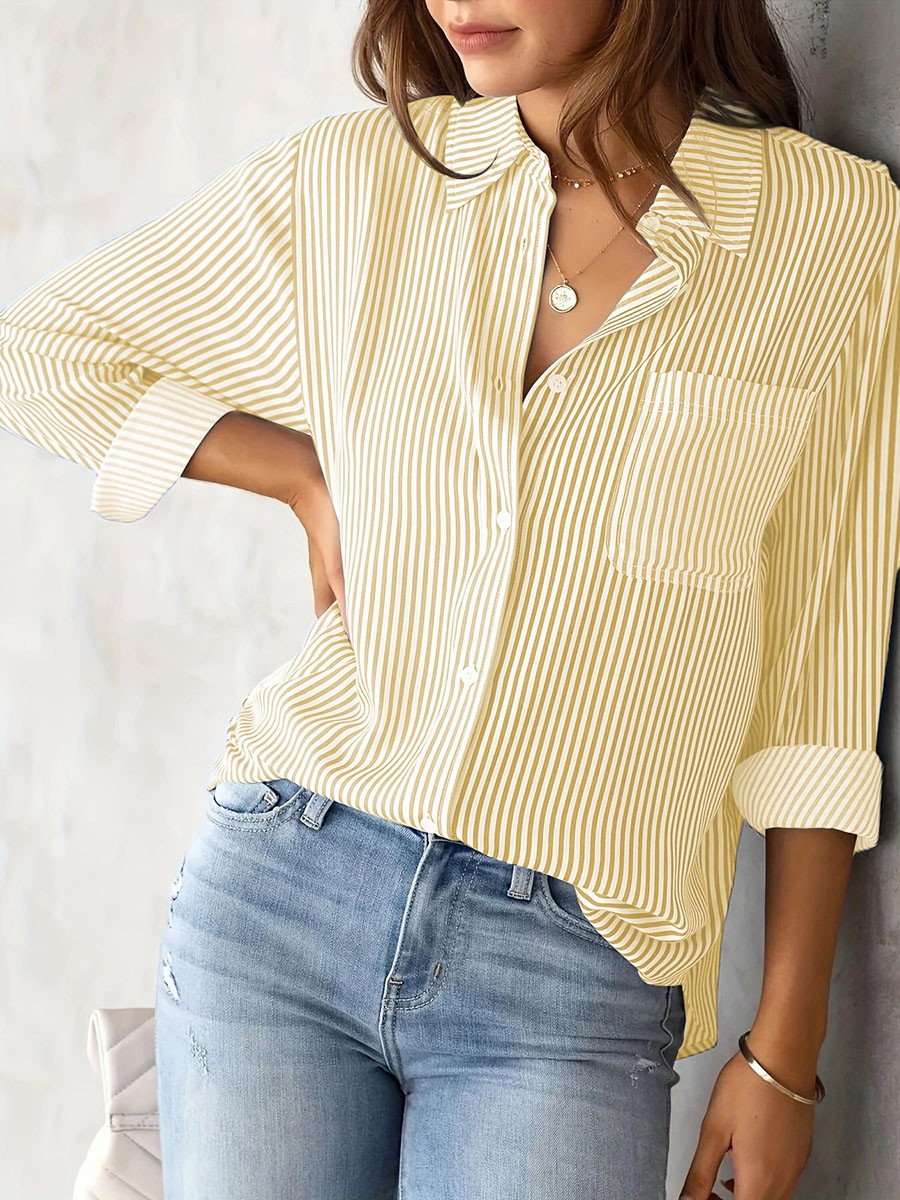 Women's Longsleeved Shirt with Breathable Fabric for Spring and Summer Fashion - Picture 15 of 62