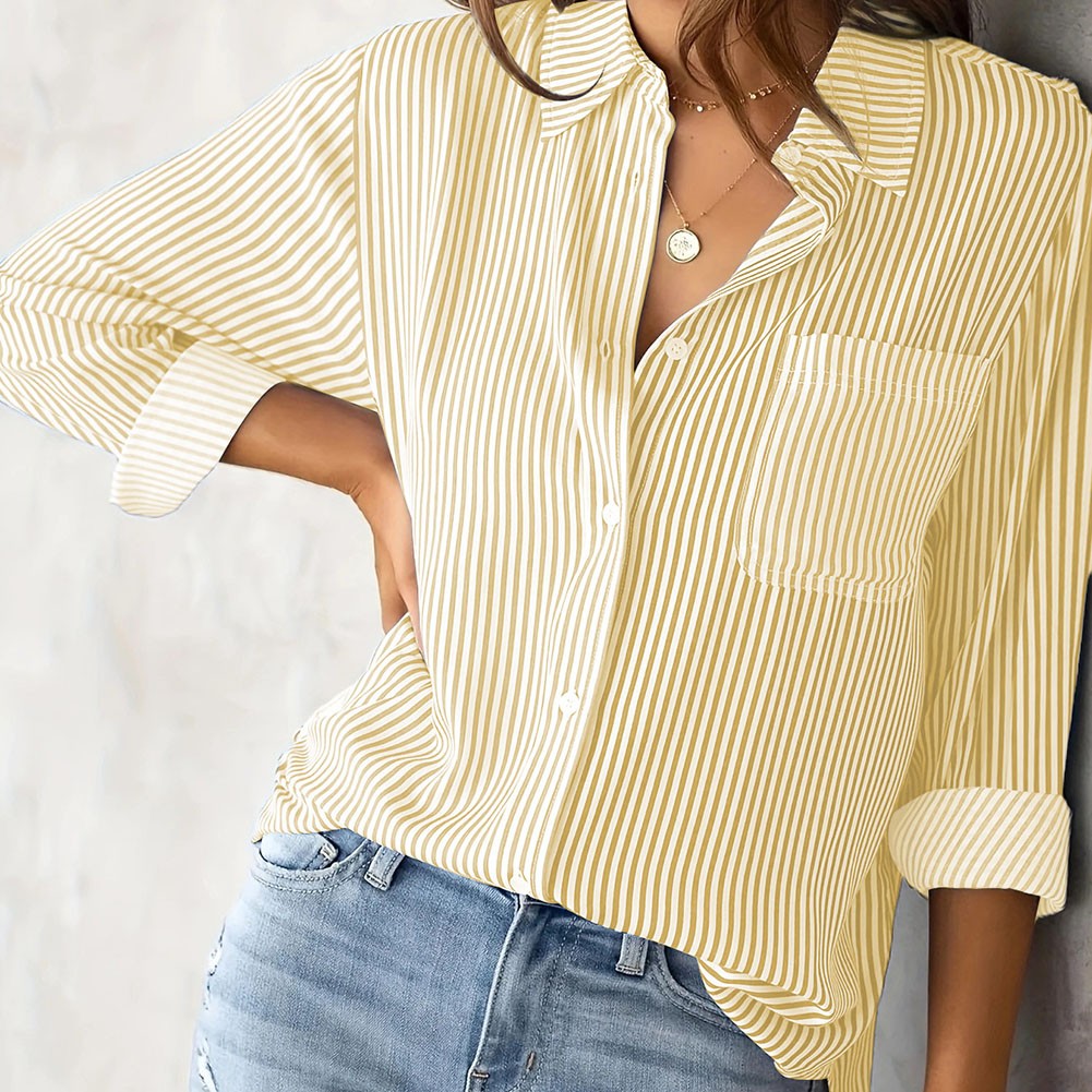 Women's Longsleeved Shirt with Breathable Fabric for Spring and Summer Fashion - Picture 19 of 62