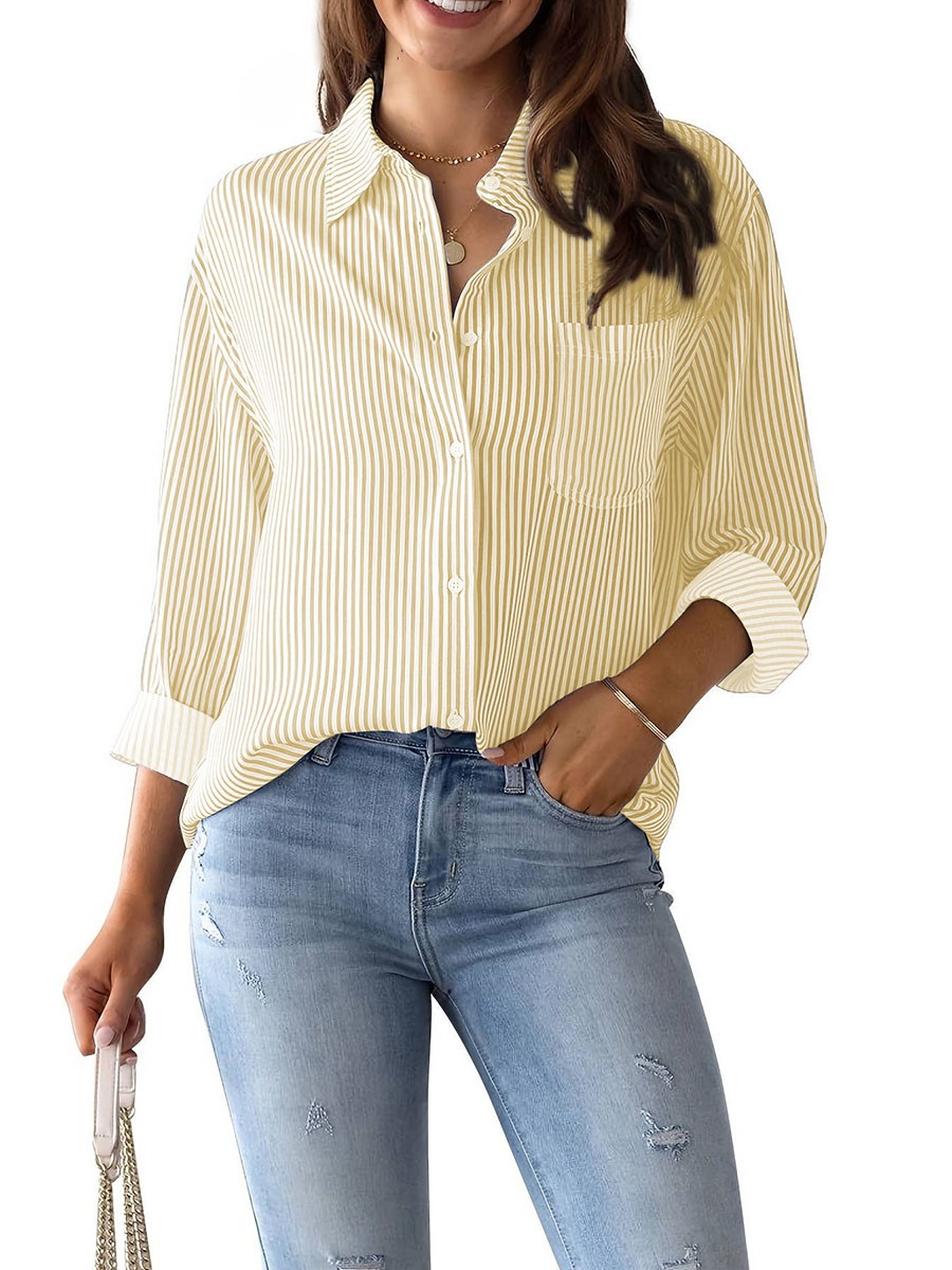 Women's Longsleeved Shirt with Breathable Fabric for Spring and Summer Fashion - Picture 14 of 62