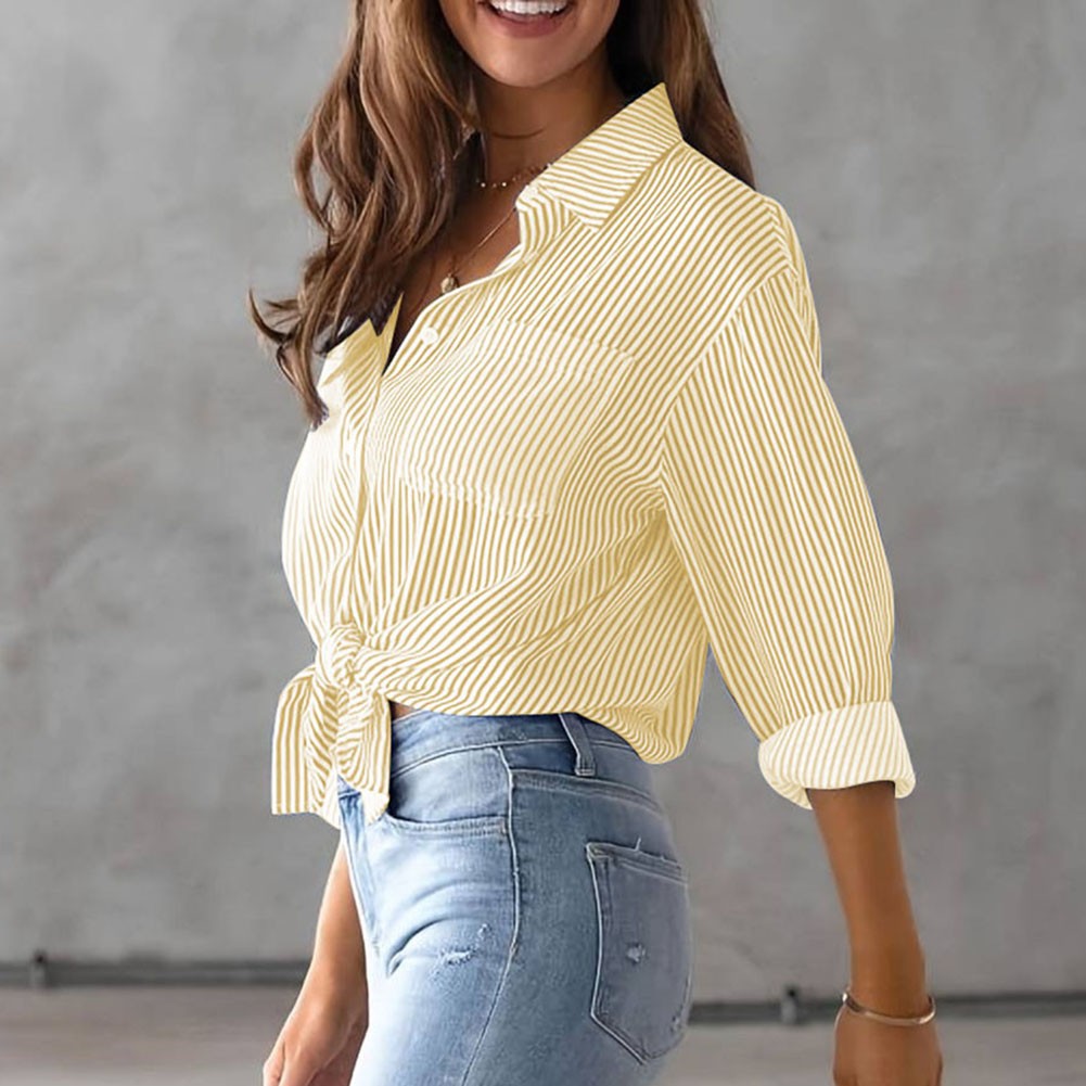 Women's Longsleeved Shirt with Breathable Fabric for Spring and Summer Fashion - Picture 20 of 62