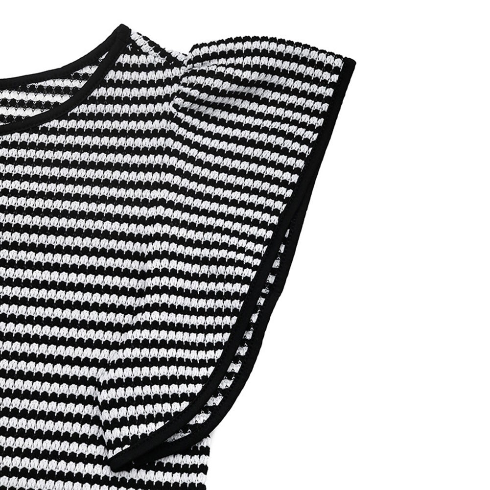 Casual and Comfortable Women's T Shirt with Striped Pattern for Leisure and Fun - Picture 33 of 72