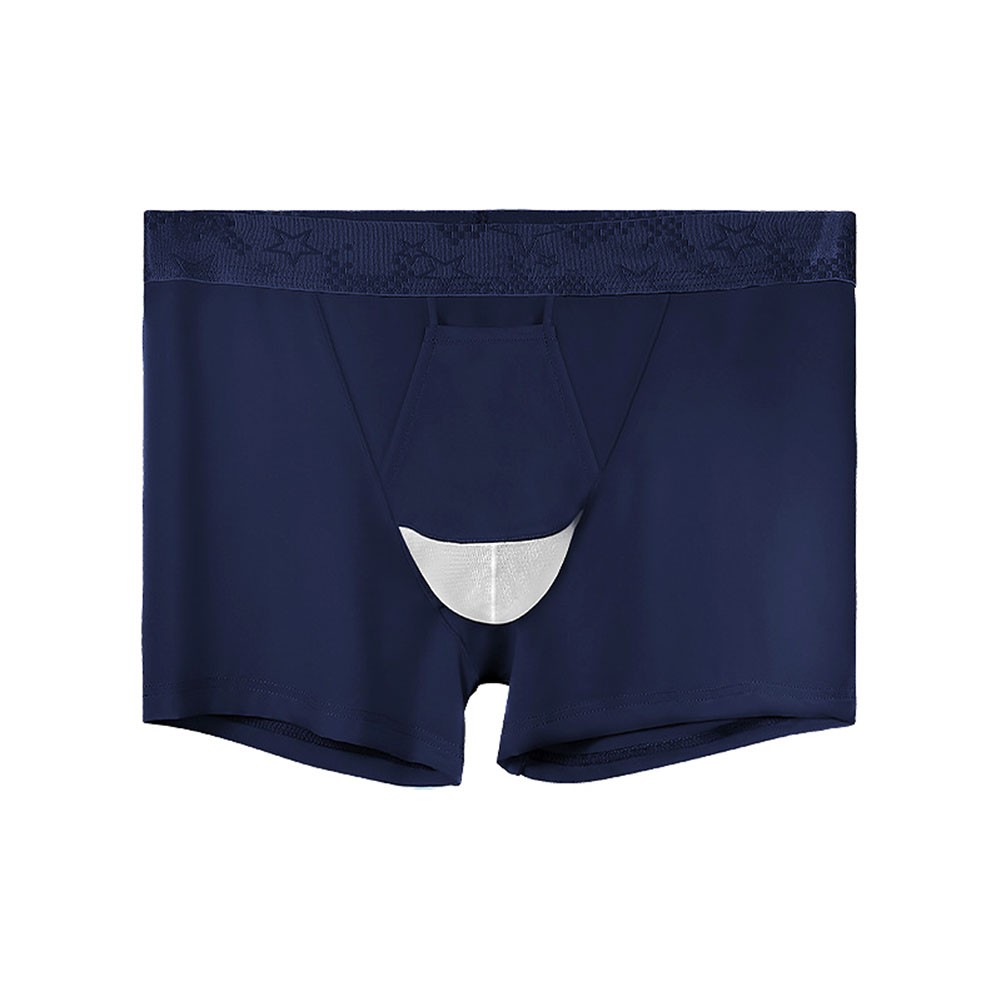 Sheer Underpants Ice Silk Boxer Shorts 20% Spandex Composition U Convex Design - Picture 15 of 22