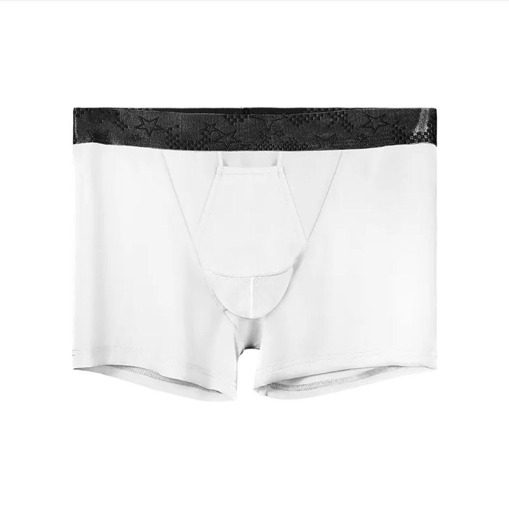 Sheer Underpants Ice Silk Boxer Shorts 20% Spandex Composition U Convex Design - Picture 17 of 22