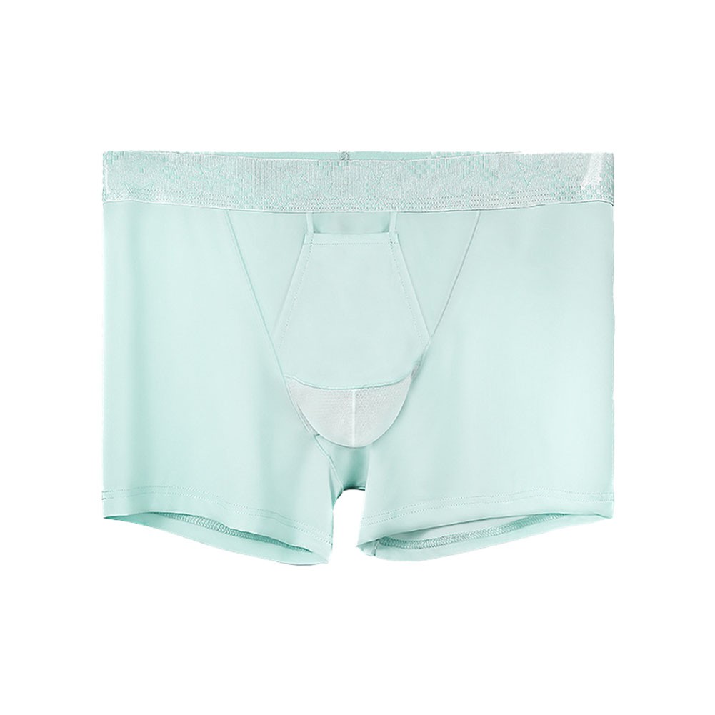 Sheer Underpants Ice Silk Boxer Shorts 20% Spandex Composition U Convex Design - Picture 18 of 22