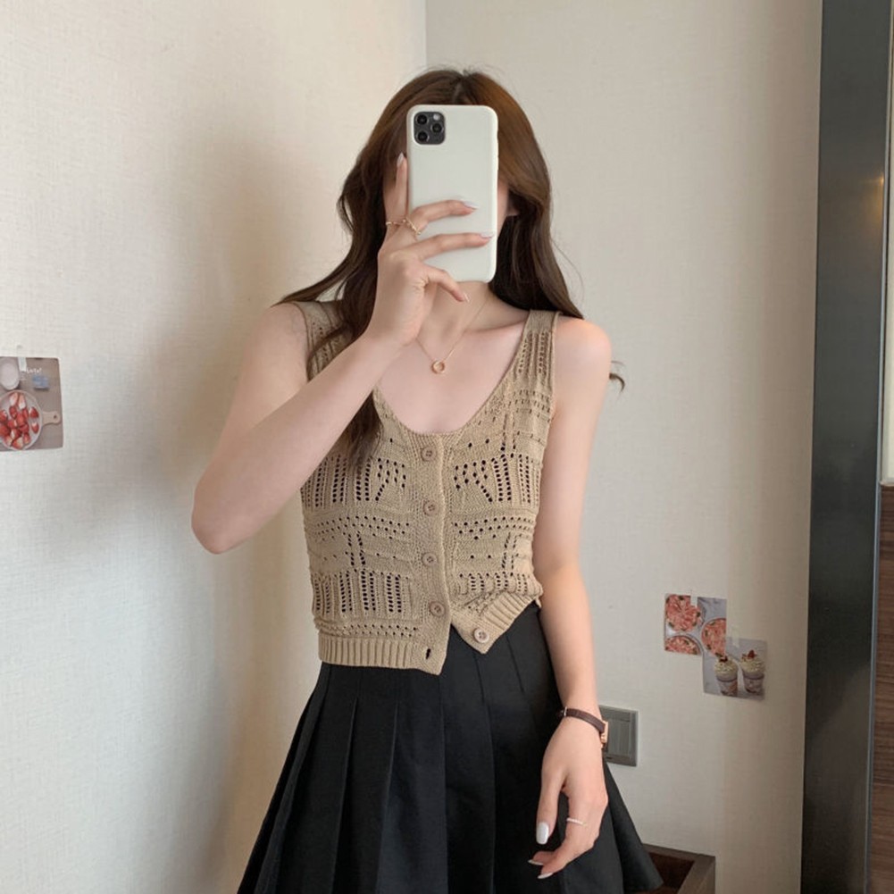 Cardigan tricoté femme unique pour soldes superposition été avec style boutonné
