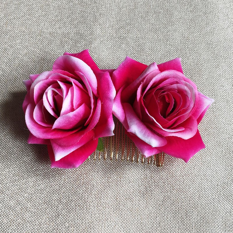 Blumen Haarspange Bunt Dekoration Kompakt Haarspange Niedlich vendu Frisur Werkzeug