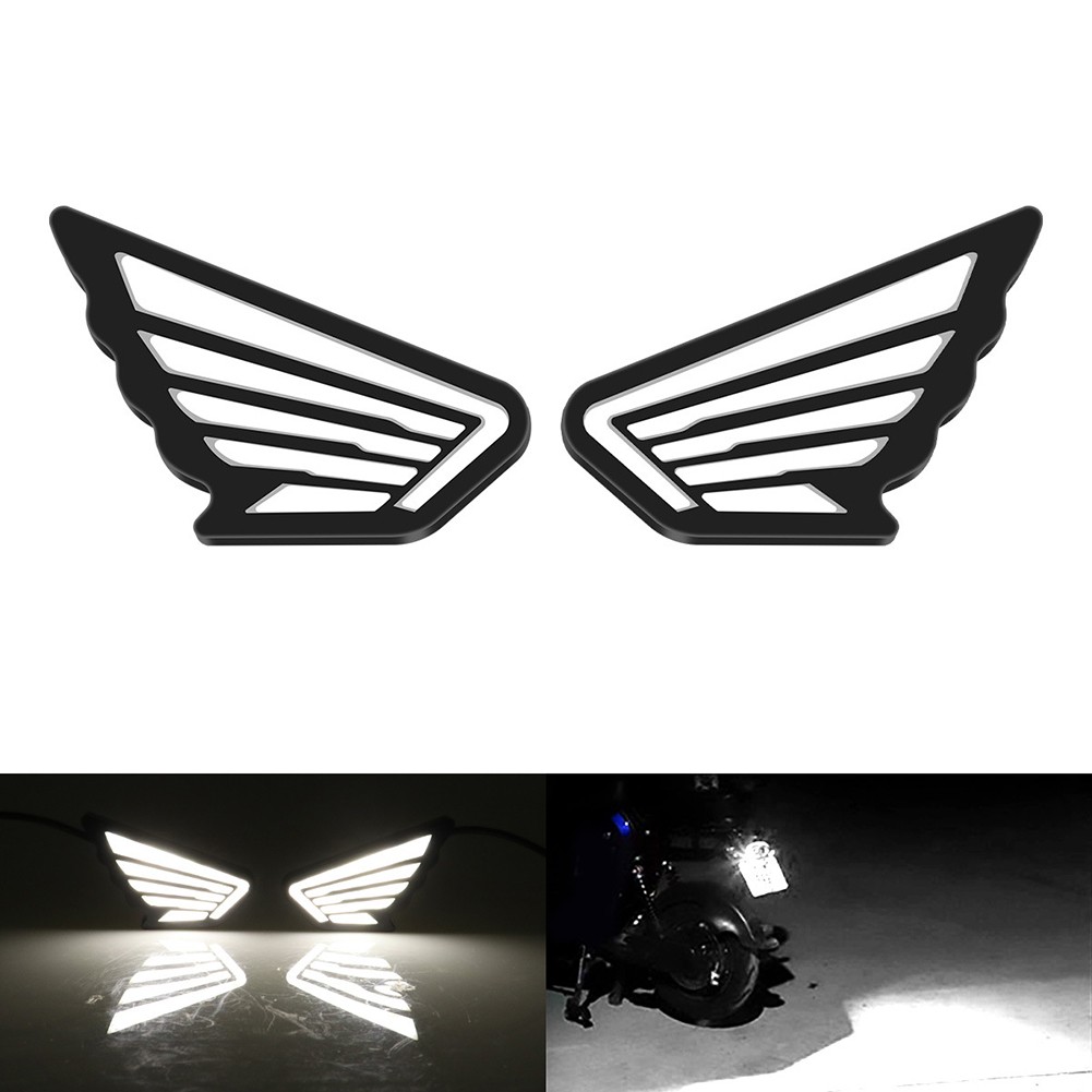 High Brightness Angel Wing LED Lights for Motorcycles and Electric Tricycles - Picture 14 of 18