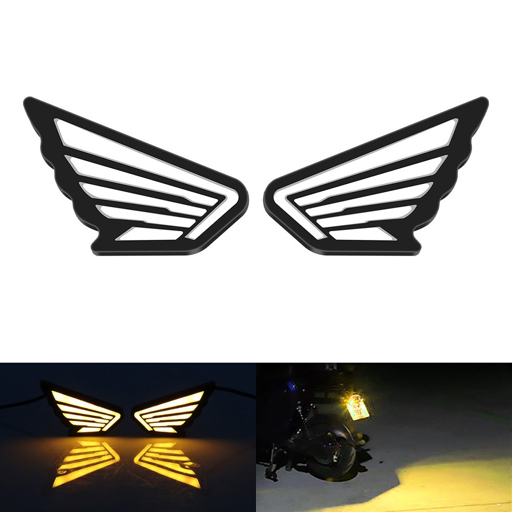 High Brightness Angel Wing LED Lights for Motorcycles and Electric Tricycles - Picture 15 of 18