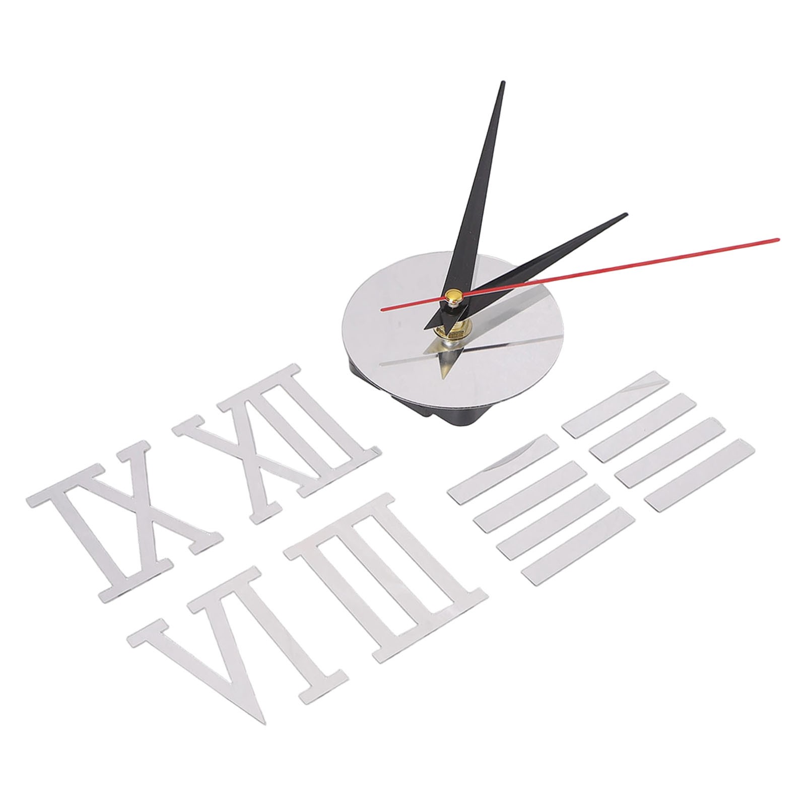 Silent Acrylic Wall Clock DIY Luminous Design Easy Installation for Any Room