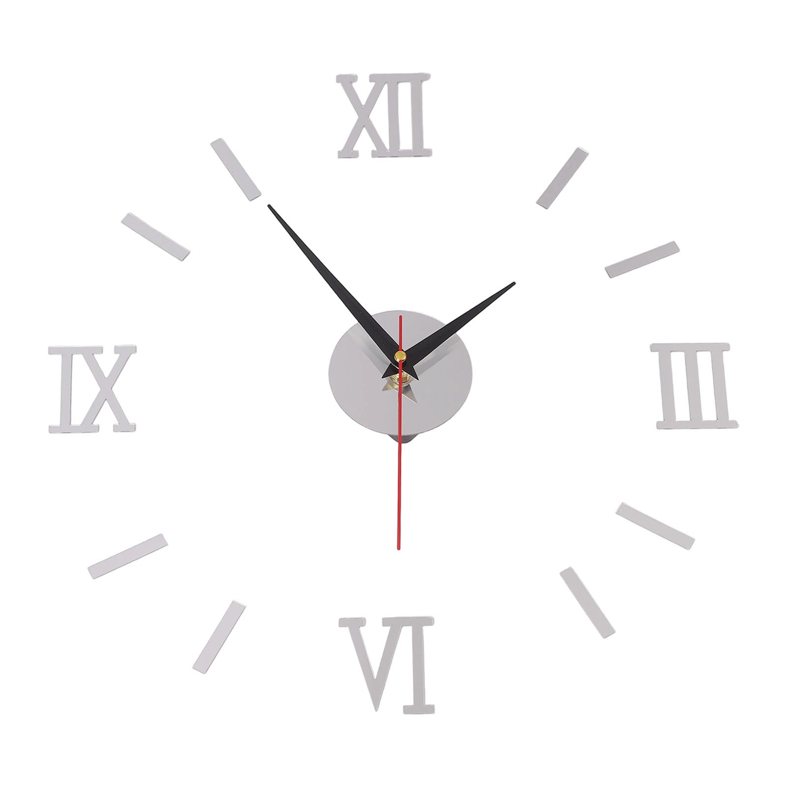Silent Acrylic Wall Clock DIY Luminous Design Easy Installation for Any Room