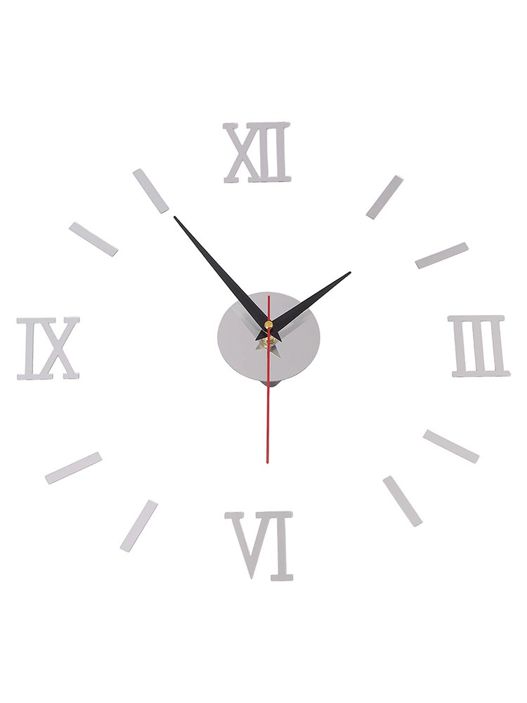 Silent Acrylic Wall Clock DIY Luminous Design Easy Installation for Any Room