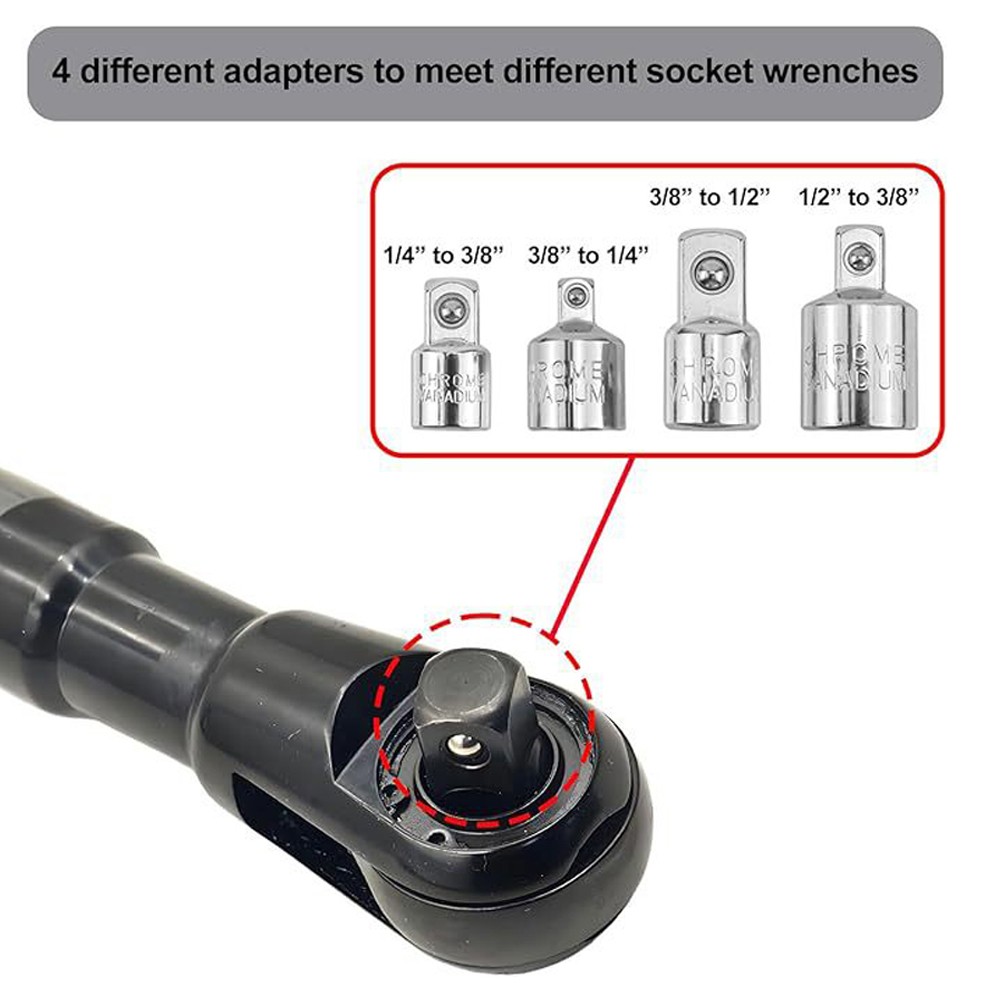 Compact Wrench Extender Tool for Tight Spaces 1/2 Inch Quick Change Design