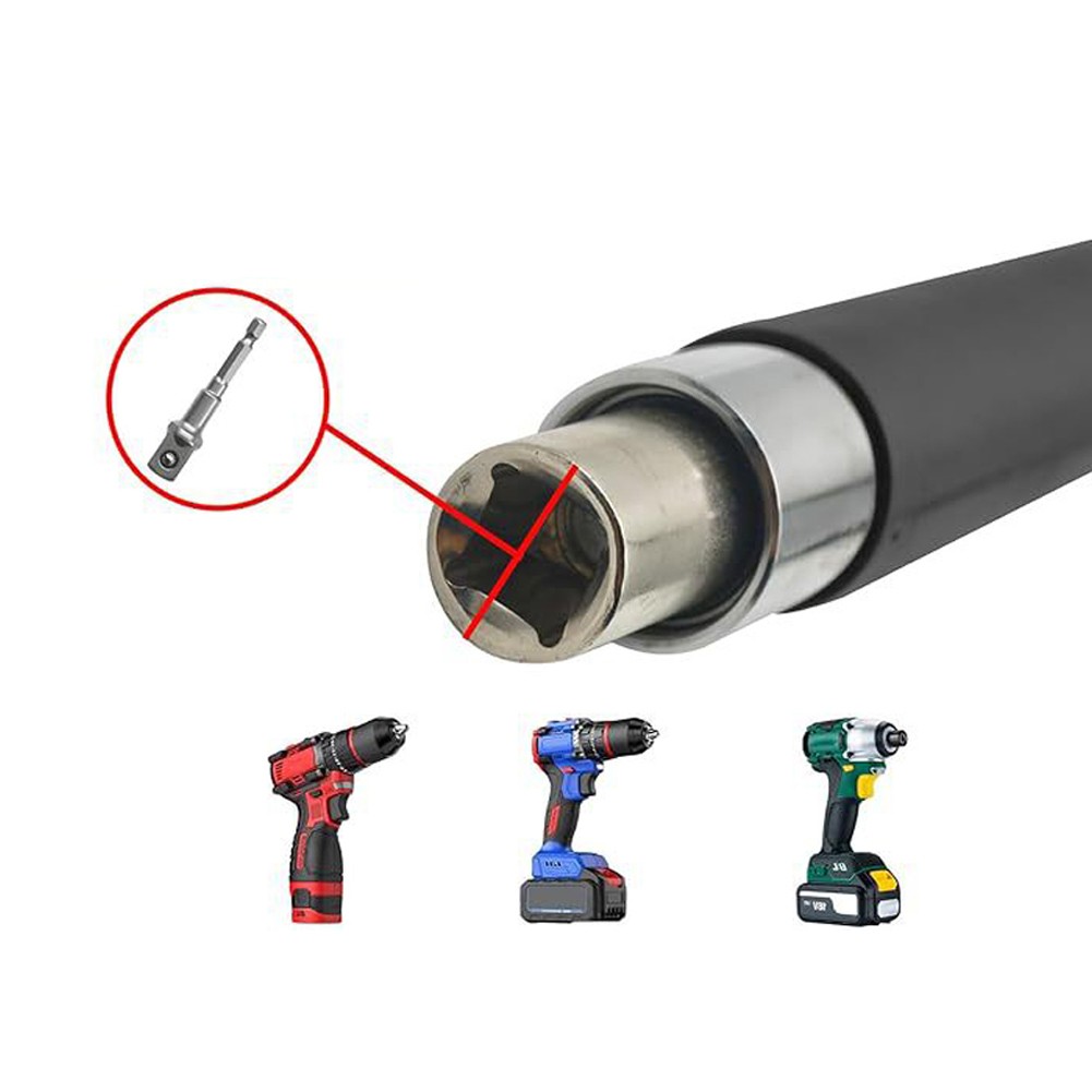 Compact Wrench Extender Tool for Tight Spaces 1/2 Inch Quick Change Design