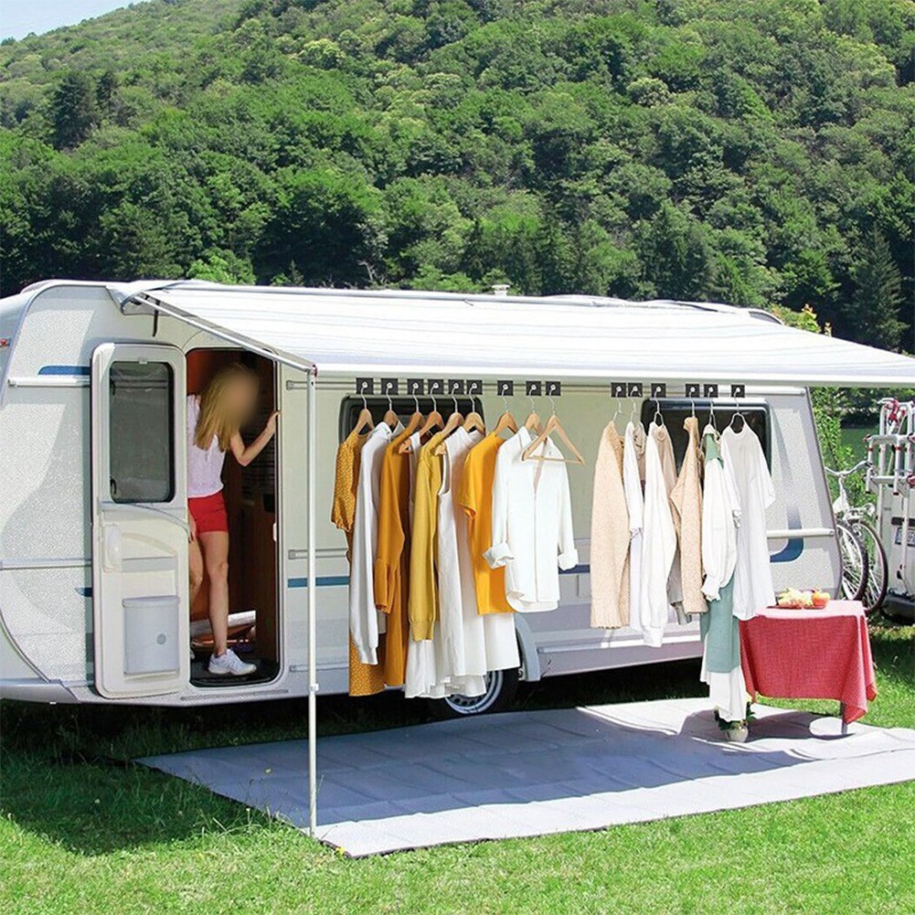 Ensemble boutiques de 6 crochets de camping-car polyvalents pour suspendre vêtements et e